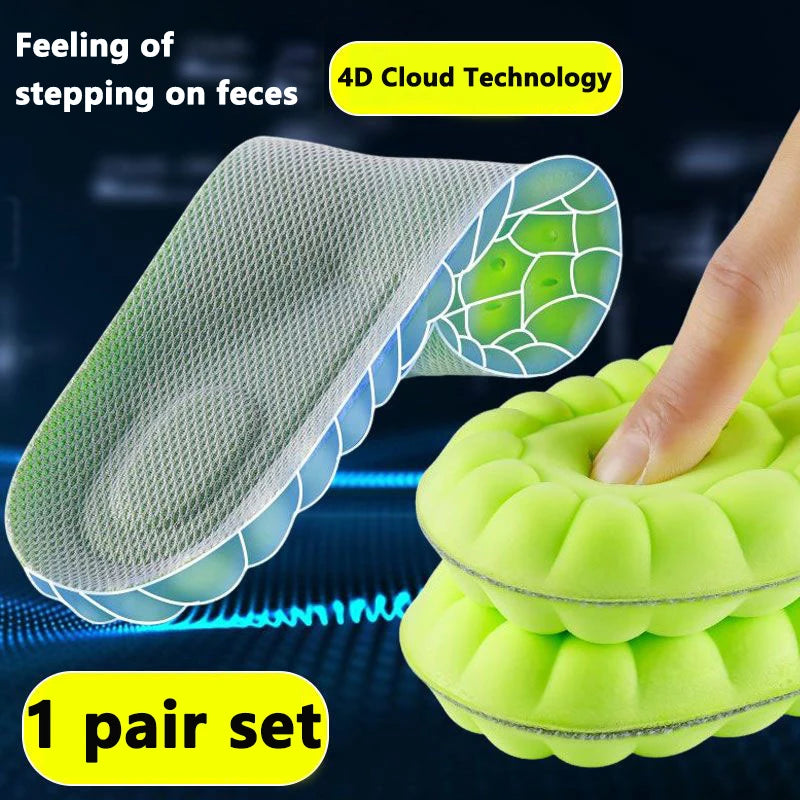 High Elasticity Latex Sport Insoles