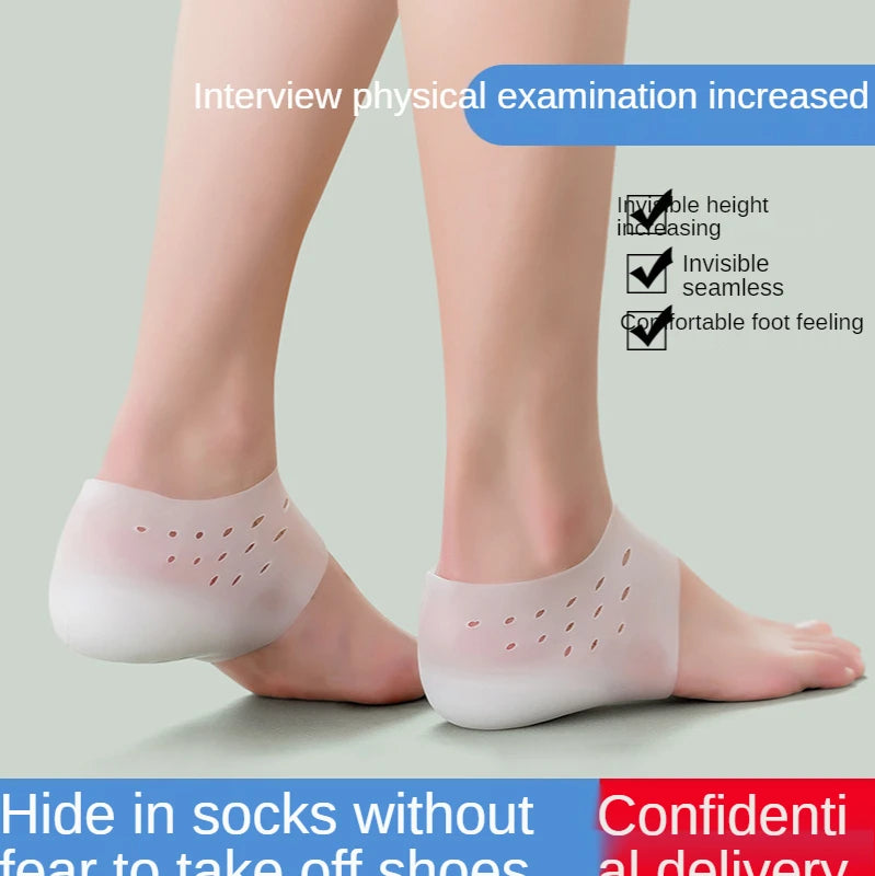 Invisible Height Increase Silicone Heel Pads