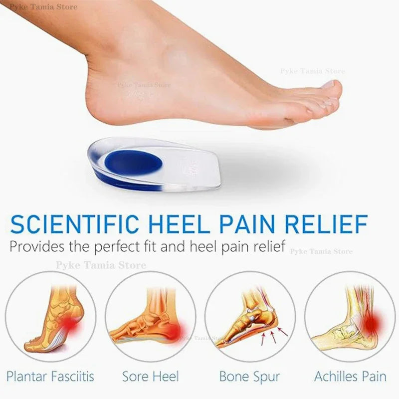 Silicone Heel Pad Gel Insoles