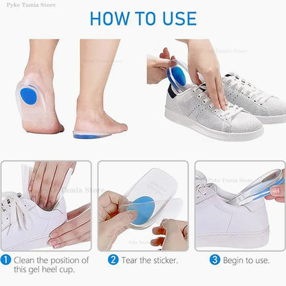 Silicone Heel Pad Gel Insoles