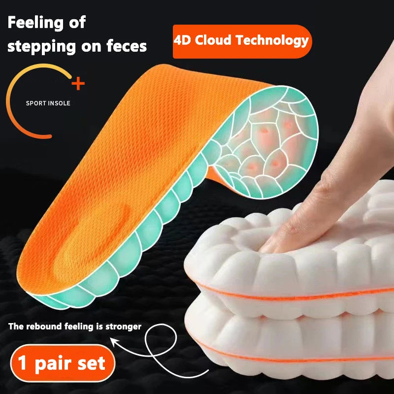 High Elasticity Latex Sport Insoles