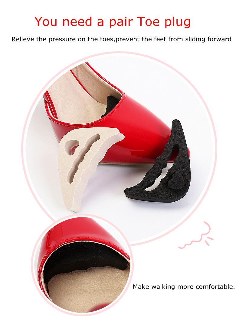 Toe Plug Soft Half Insoles